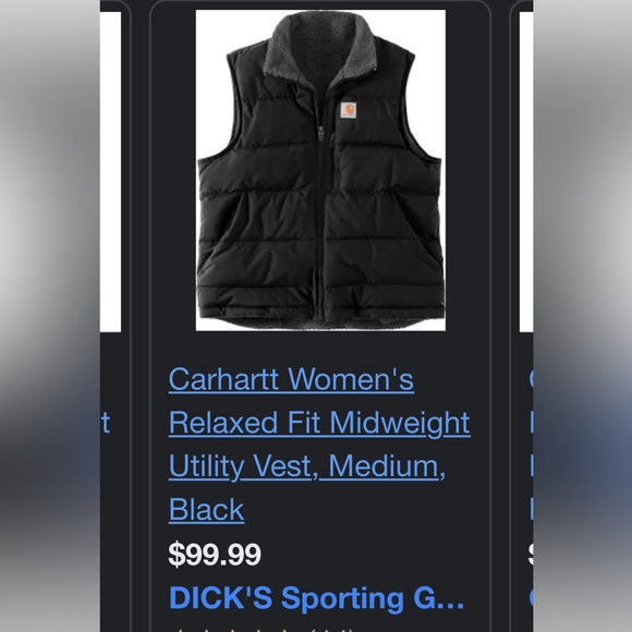 Brand new with tags Carhart Montana Insulated Vest Relaxed Fit - Picture 7 of 7